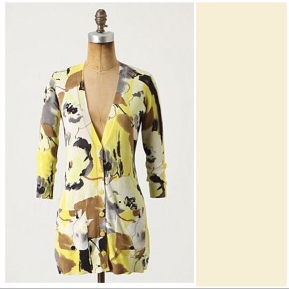 Anthro “Oil Painting Cardigan” by Tabitha - Picture 7 of 7